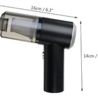 Mini Aspirador Carro Recarregável 6000pa - 2000mah, Sem Fio