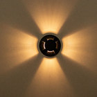 Mini Balizador Led 0,75w 3000k Embutir 4 Saídas MARROM 127v S