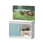 Mini Bancada Brinquedo Infantil 100% Mdf Adesivo De Cavalo