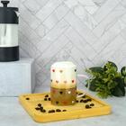 Mini Bandeja De Bambu Square 17cm