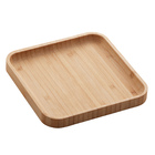 Mini Bandeja De Bambu Square 17cm