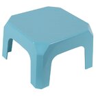 Mini Banqueta De Plástico Kids Astra Azul Claro