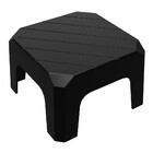 Mini Banqueta Plástica Preta Bf2 Astra