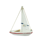 Mini Barquinho Decorativo Costa Oceânica 14cm X 12cm