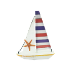 Mini Barquinho Decorativo Costa Oceânica 14cm X 12cm