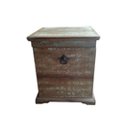 Mini-baú Em Madeira De Demolição - Cód 2335