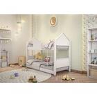 Mini Beliche Casa Montessoriana Branco Com Colchões