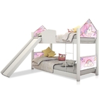 Mini Beliche Casa Montessoriana Unicórnio Com Escorregador