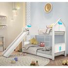 Mini Beliche Montessoriana Balanço Azul Escorregador Colchão