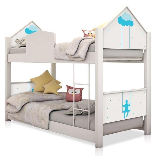 Mini Beliche Montessoriana Balanço Nas Nuvens Com Colchões