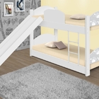 Mini Beliche Nuvem Cinza Com Escorregador E Colchões