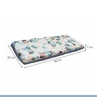 Mini Berço 100% Mdf Com Colchão Léo Yescasa Branco /ipê