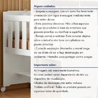 Mini Berço 100% Mdf Com Rodízios