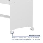 Mini Berço 100% Mdf Com Rodízios