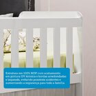 Mini Berço 3 Em 1 Com Colchão Ada Retrô 100% Mdf Espresso Móv