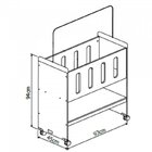 Mini Berço 3 Em 1 Com Colchão Zain