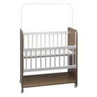 Mini Berço Compacto Portátil Para Bebê Com Grade Movel Rodízi