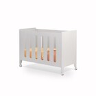 Mini Berço E Cercadinho Moises Encanto Branco Acetinado