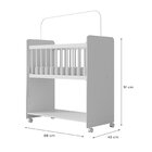 Mini Berço Infantil Multifuncional Nicho Organizador Aconcheg