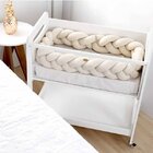 Mini Berco Moises Com Colchao Coleção Moisés Branco Acetinado