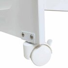 Mini Berco Moises Com Colchao Coleção Moisés Branco Acetinado