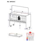Mini Berço Moisés Com Colchão Incluso E Rodízios Multimóveis