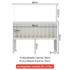 Mini Berço Moisés Com Colchão Incluso E Rodízios Multimóveis