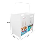 Mini Berço Moisés Dengo Branco Com 2 Tamanhos De Altura