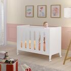 Mini Berço Moises Encanto Cercadinho + Colchão Mdf Branco