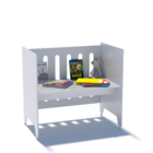 Mini Berço Moises Encanto Cercadinho + Colchão Mdf Branco