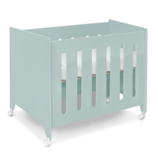 Mini Berço Moises Encanto Menta Vira Cercadinho + Colchão