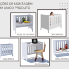 Mini Berço Moises Encanto Vira Cercadinho Quarto Infantil