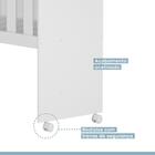 Mini Berço Multifuncional 5 Em 1 Com Colchão Branco