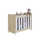 Mini Berço Para Quarto De Bebê 4 Em 1 Evolutivo Carvalho Arag