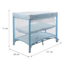 Mini Berço Portátil  Burigotto New - Azul