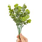 Mini Buquê De Eucalipto X7 Verde Permanente Decorativo