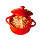 Mini Caçarola De Porcelana Farm Vermelha Lyor 8312