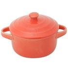 Mini Caçarola De Porcelana Farm Vermelha Lyor 8312