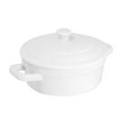 Mini Caçarola Em Cerâmica 350ml Branca Mondoceram Gourmet