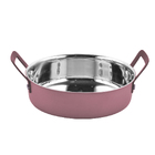 Mini Caçarola Inox Bronze Servir Decorar Bistrô 12cm