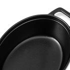 Mini Caçarola Oval Sem Tampa 15,5 Cm Melamina Preta 100% Prof