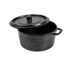 Mini Caçarola Redonda Com Tampa Black 13 Cm Melamina 100% Pro
