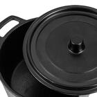 Mini Caçarola Redonda Com Tampa Black 13 Cm Melamina 100% Pro