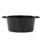 Mini Caçarola Redonda Sem Tampa Black 13 Cm Melamina 100% Pro