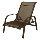 Mini Cadeira Espreguiçadeira Tela Sling E Alumínio - Sem Puff