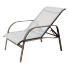 Mini Cadeira Espreguiçadeira Tela Sling E Alumínio - Sem Puff