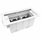 Mini Caixa De Embutir Abs 4 Blocos Facility- Tp Retratil - Br