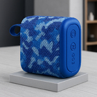 Mini Caixa De Som Bluetooth Go3 Portátil 5w Camuflada À Prova