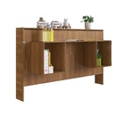 Mini Cama Articulavel Solteiro C/ Mesa Estudo 70 Young Nogal