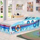 Mini Cama Barco Azul